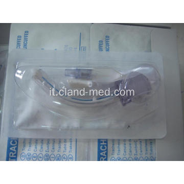 Tubo sterile monouso in tracheotomia in PVC monouso con polsino